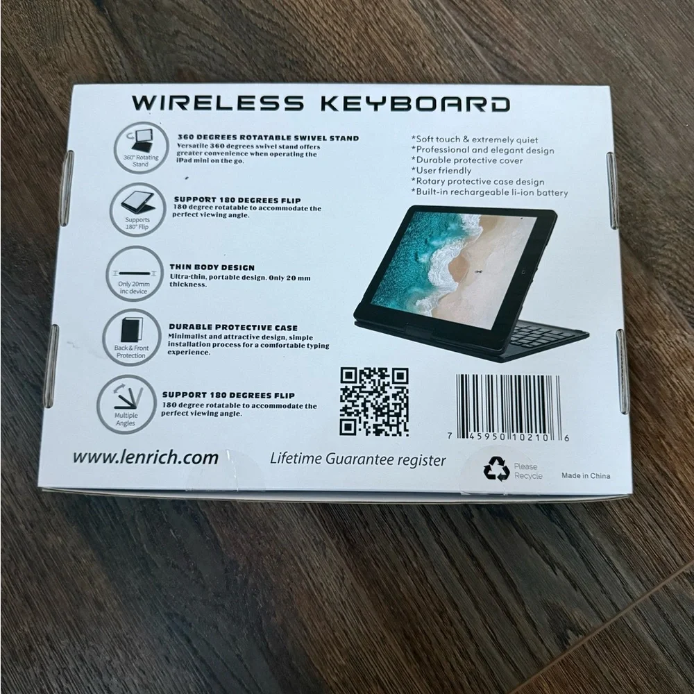 Black Wireless Keyboard for Pro 10.5 Tablet PC
